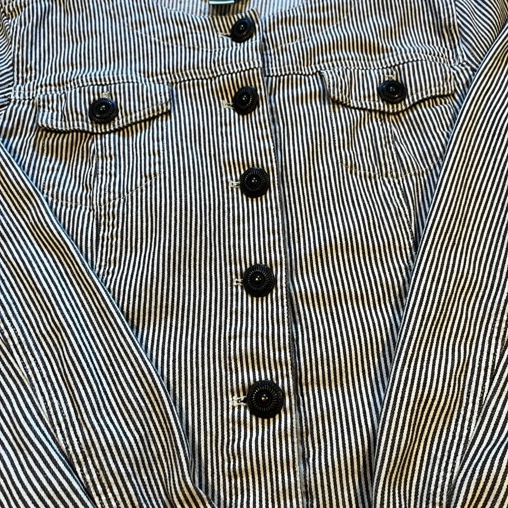 Christopher & Banks Brown Striped Jacket - Picture 4 of 11